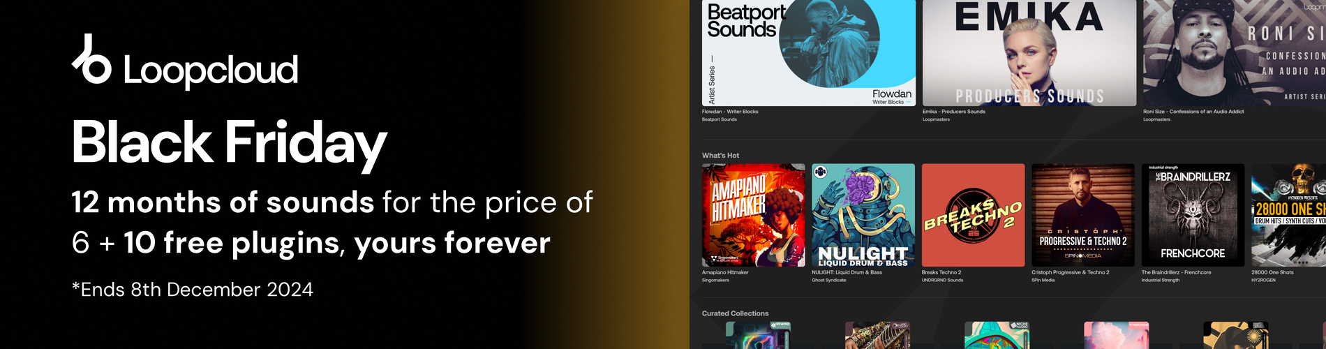 Black Friday 2025 at Loopmasters